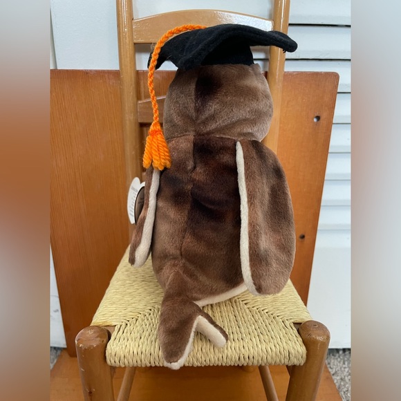 Ty Beanie Babies Wise The Owl 1998 Retired.Rare.Tag Errors. Stitching Error - Picture 11 of 11